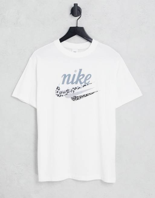Nike Air Loom logo boyfriend T-shirt in white