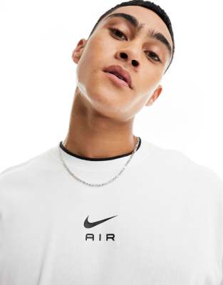 Nike Air loose fit t-shirt in white - ASOS Price Checker