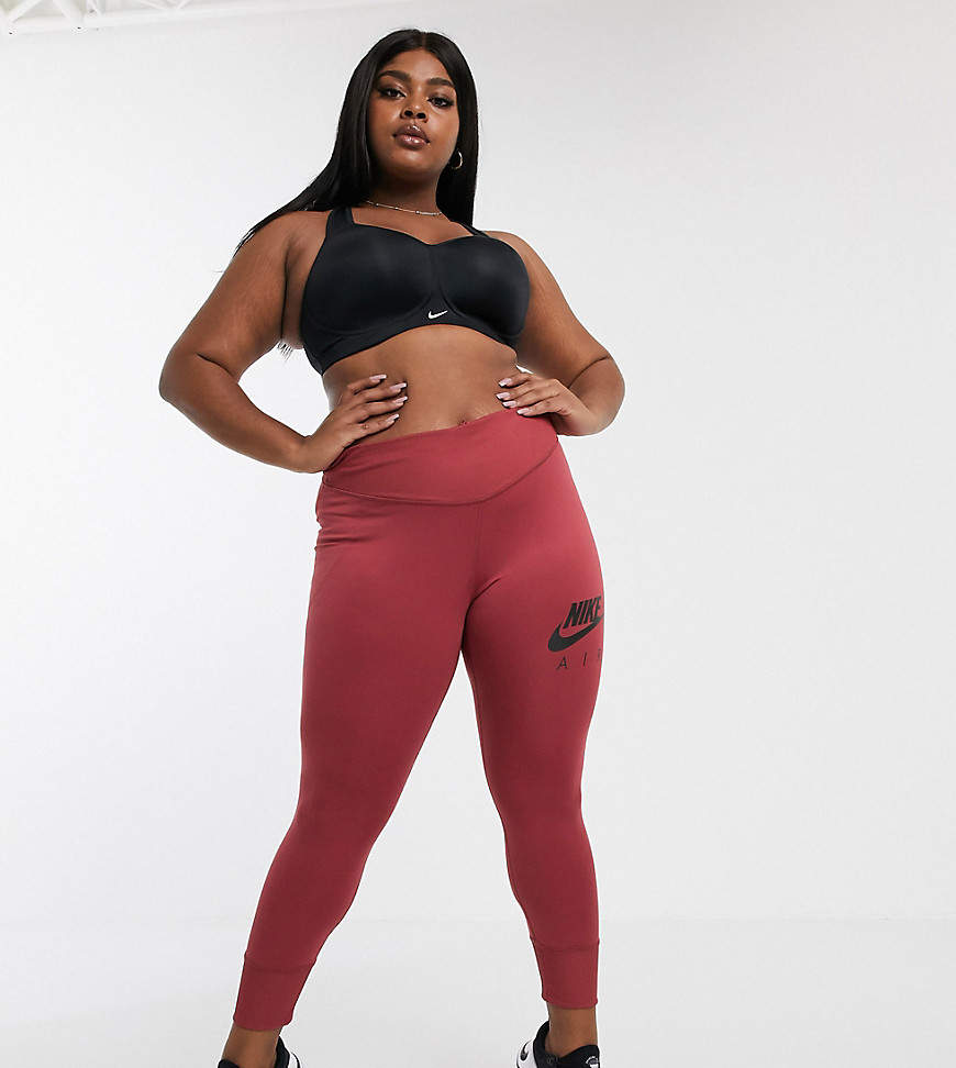 Nike Air – Löpning – Rosa, korta leggings