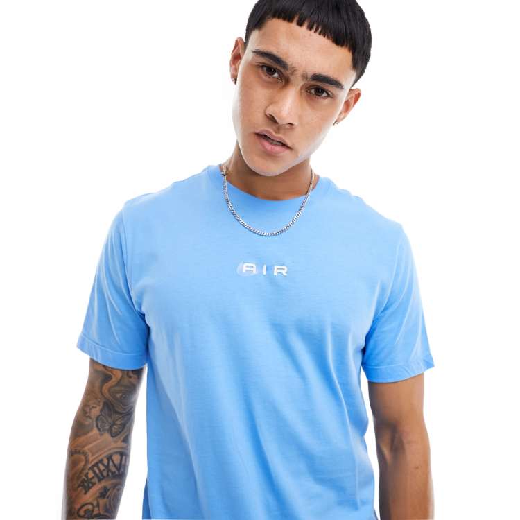 Nike air t shirt sale blue