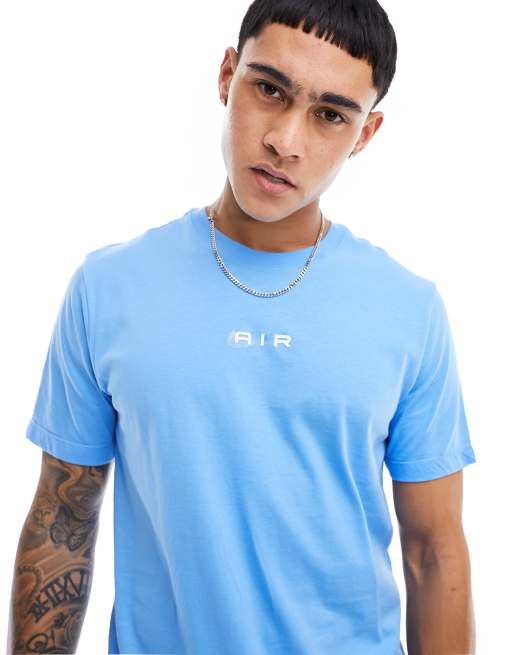 Nike Air M90 t shirt in blue ASOS