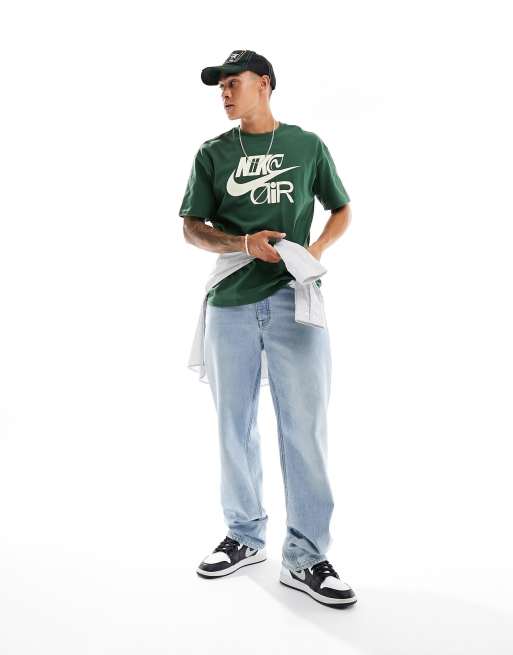 Nike Air M90 t shirt in forest green