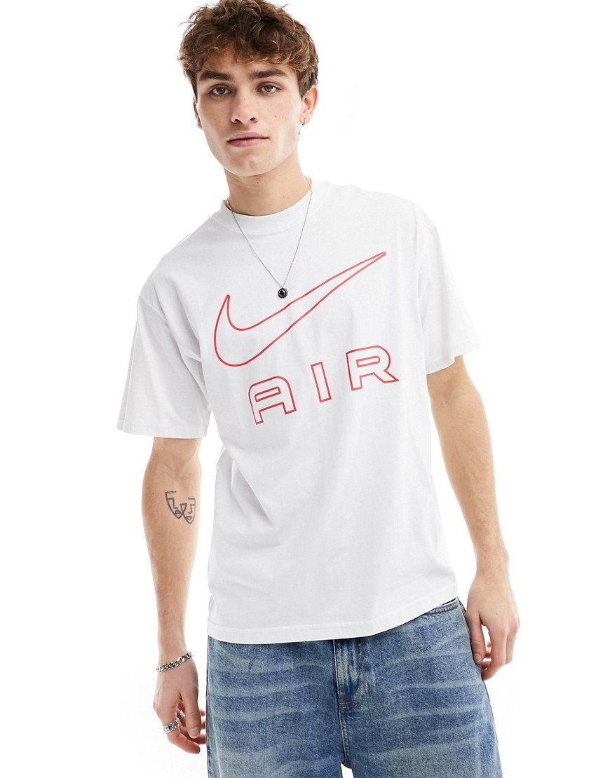 Nike Air M90 t-shirt in white