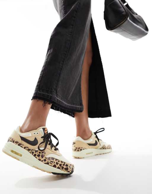 Nike Air Max 1 87 trainers in leopard print ASOS