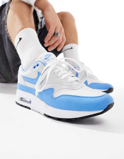 Air max shop 1 blanc bleu