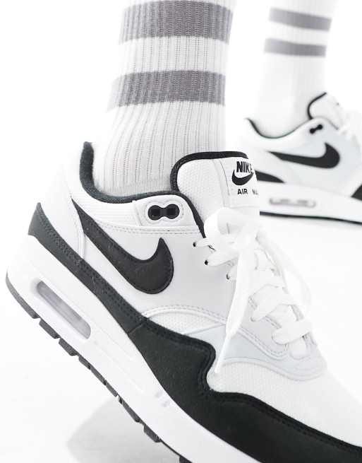 Nike air max 1 noir clearance blanc