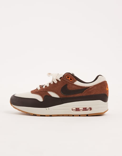 Nike - Air Max 1 - Baskets - Marron et blanc cassé, 2 de 5