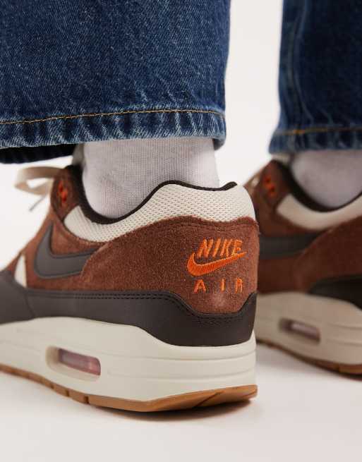 Nike - Air Max 1 - Baskets - Marron et blanc cassé, 5 de 5