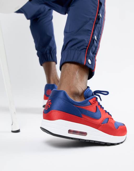 Nike Air Max 1 SE Czerwone buty sportowe ASOS