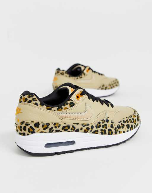 Nike Air Max 1 Sneaker mit Leoparden Print ASOS