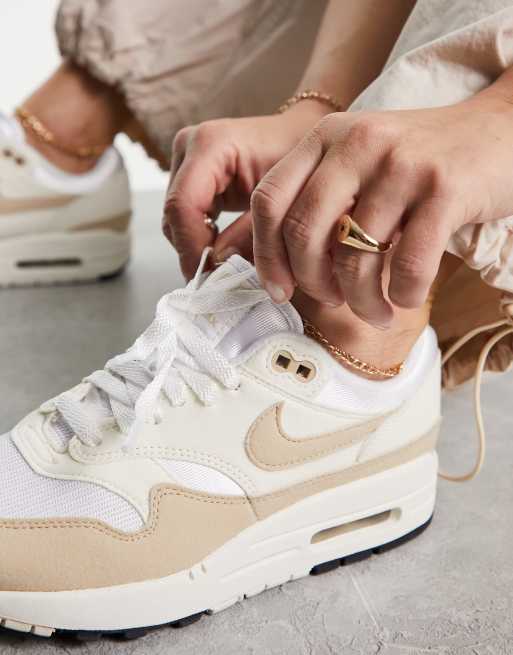 Nike Air Max 1 sneakers in ivory stone