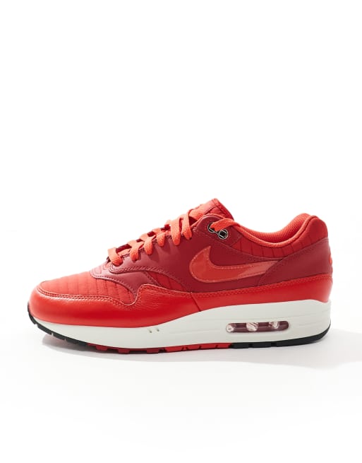 Nike Air Max 1 sneakers in red ASOS