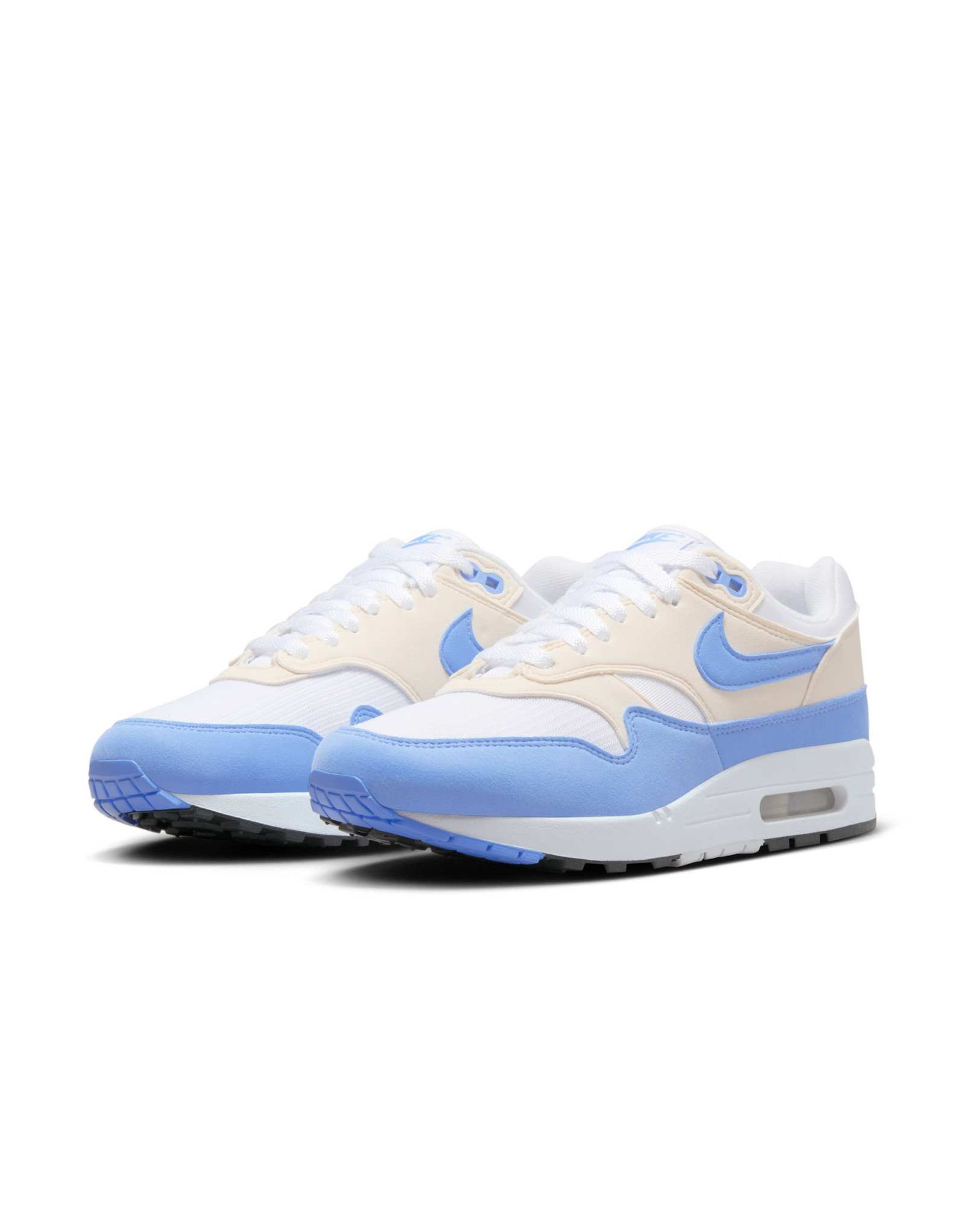 Кроссовки Nike Air Max 1 белого и синего цветов