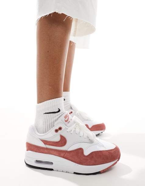 Nike Air Max 1 sneakers in white and pink - view 1