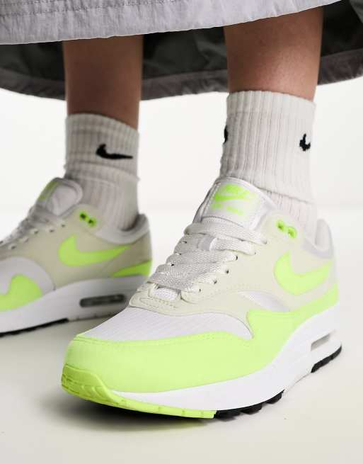 Nike Air Max 1 trainers in volt green ASOS