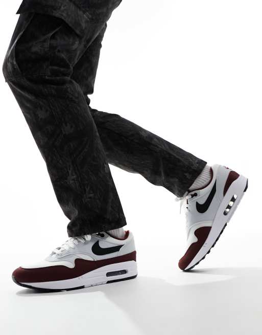 Air max 1 black oil grey red online