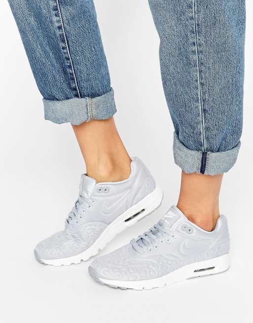 Nike air max 1 trainers grey sale