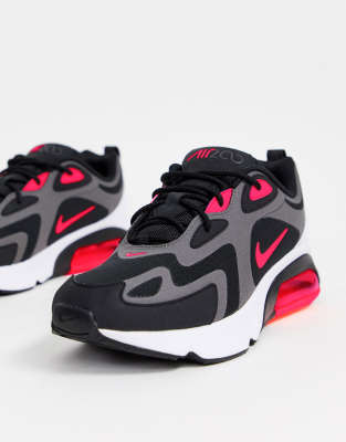 nike air 200 black and pink