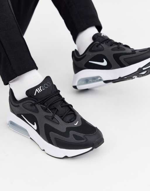 Nike - Air Max 200 Baskets Noir et blanc | ASOS