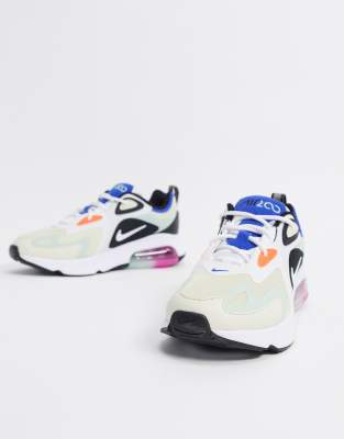 nike air max 200 blue and orange