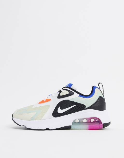 Nike air max 200 blue sale and orange