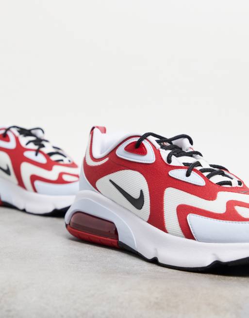 Air max 200 white and red online