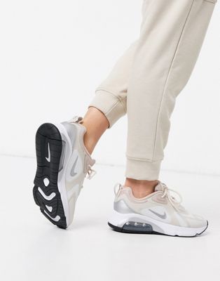 Nike Air Max 200 sneakers in beige and 
