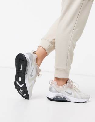 nike white and silver shoes