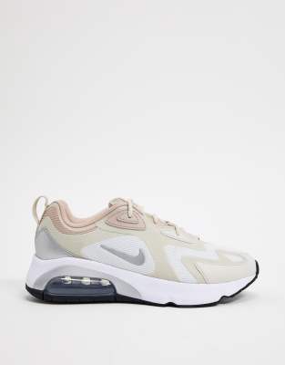 nike silver beige