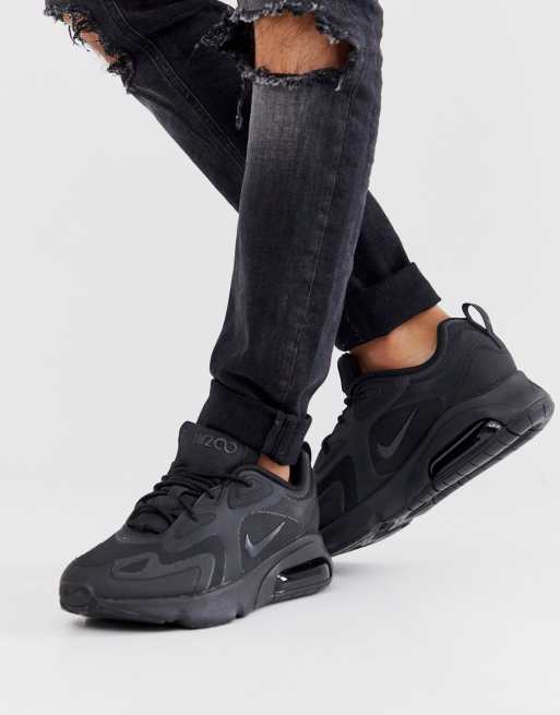 banner aanwijzing stam Nike Air Max - 200 - Sneakers in drievoudig zwart | ASOS