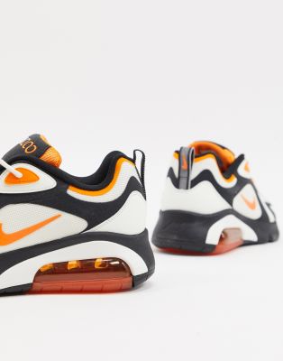 nike orange and black trainers