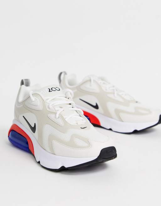 Nike Air Max 200 Trainers in cream