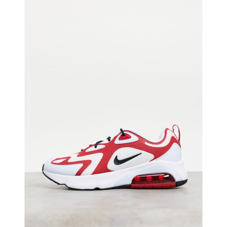 Nike air 200 black best sale and red