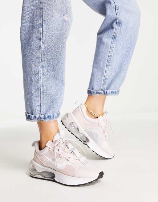 Nike Air Max 2021 Lyserode og hvide sneakers ASOS