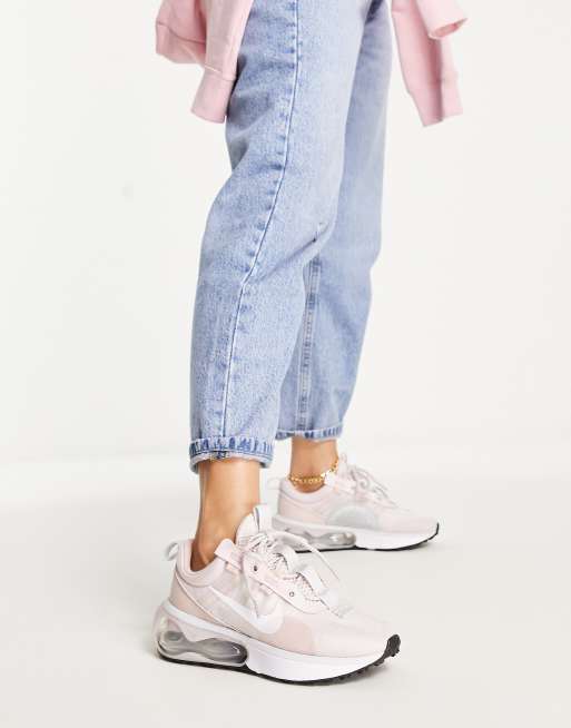 Nike Air Max 2021 trainers in barely rose and white ASOS