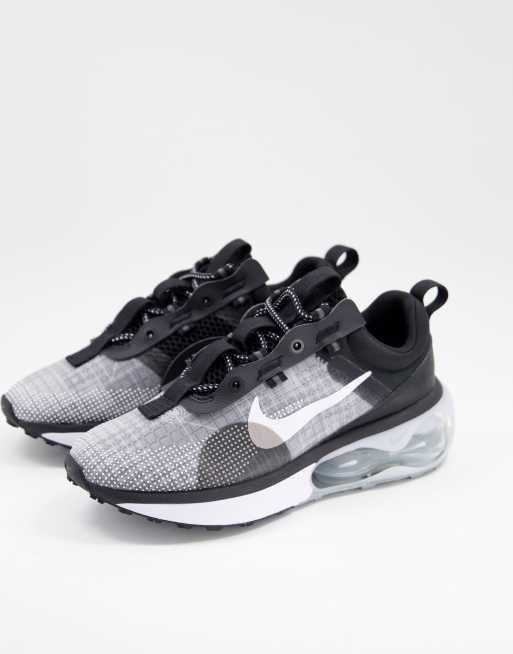 gray and black nike air