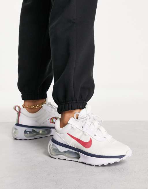 Air max white pink 2024 blue