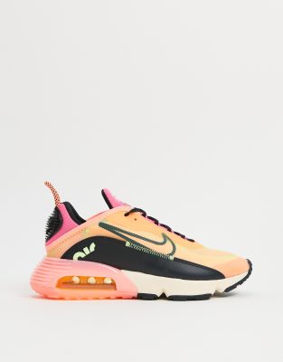 nike air max orange and pink