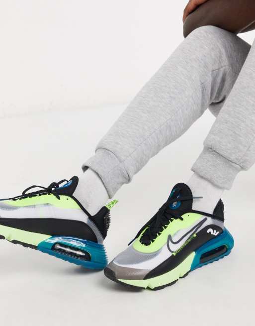 Nike Air Max - 2090 sneakers i hvid/sort/volt