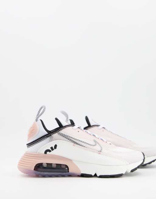 Nike air max outlet 2090 dames wit roze