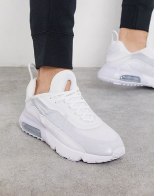 nike air max 2090 trainers in white