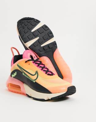 nike pink and orange trainers