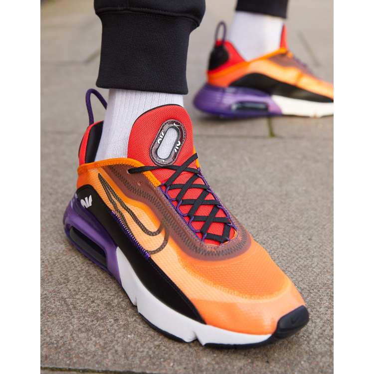 Nike air max orange and sale purple