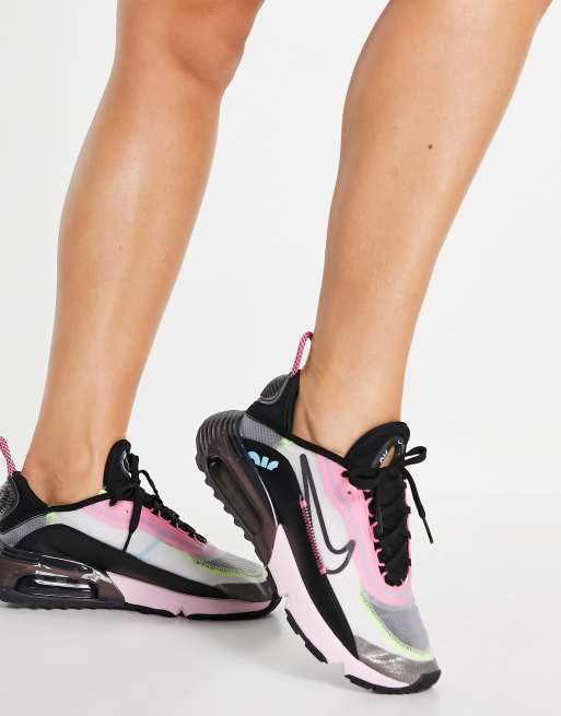 Nike air sale pink and black