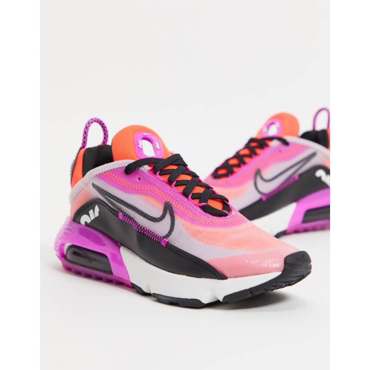 Nike Air Max 2090 trainers in pink and red