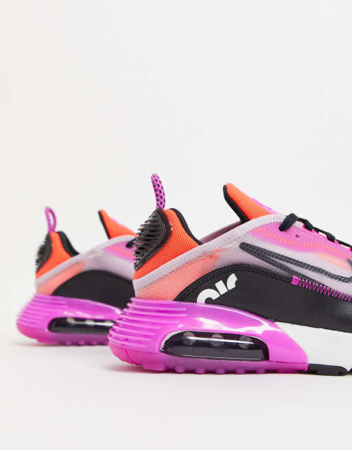 Nike Air Max 2090 trainers in pink and red