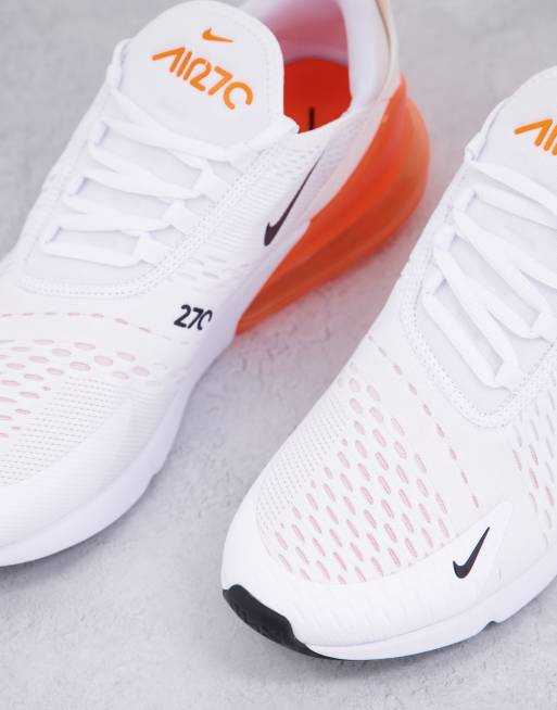 Air max 270 shop blanche et orange femme