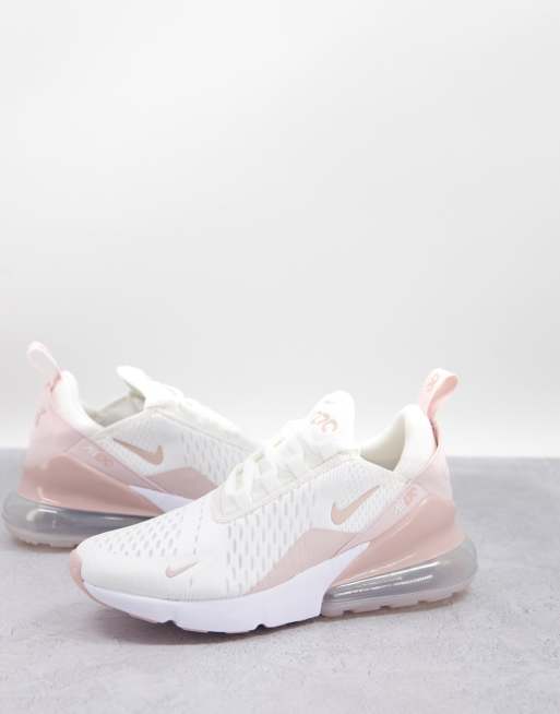 Nike 270 store blanc rose