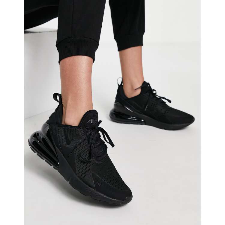 Nike air 270 black womens online