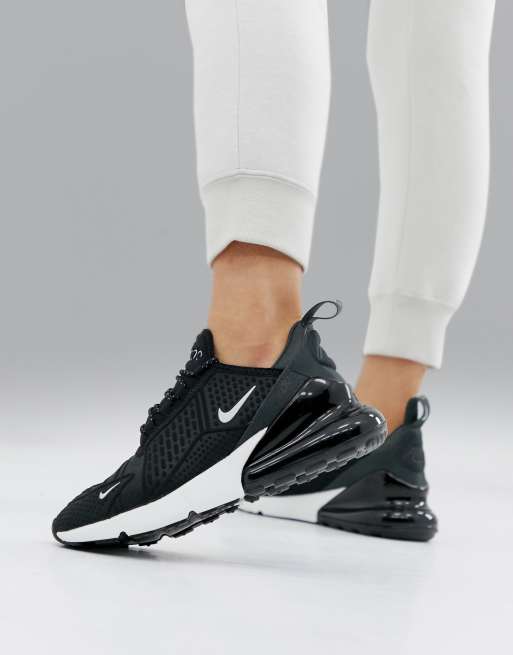 Nike 270 on sale damskie czarno biale